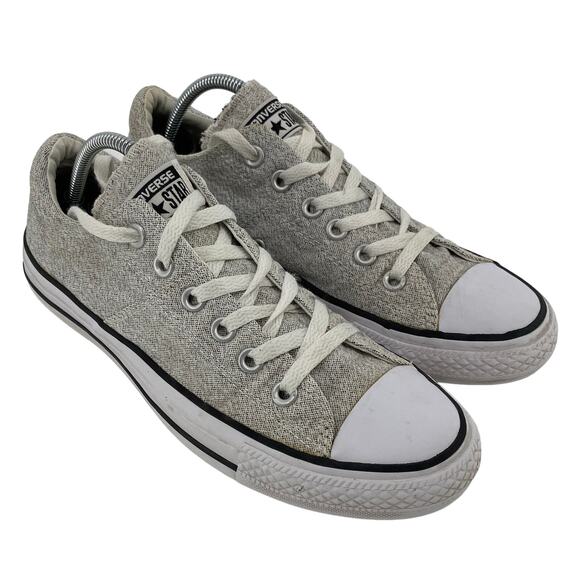 Converse Chuck Taylor All-Star Women 8 Gray Madison Oxford low top Shoes - Picture 1 of 6